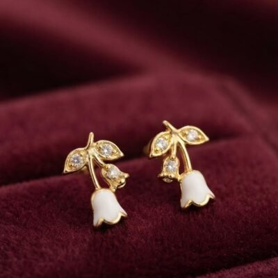 GOLDEN ANTITARNISH  EARRINGS ATE1112