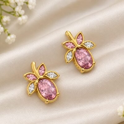 GOLDEN ANTITARNISH  EARRINGS ATE1113