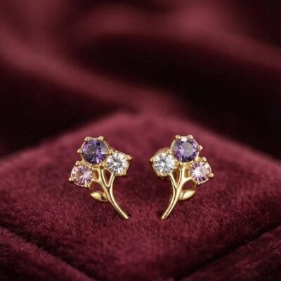 GOLDEN ANTITARNISH  EARRINGS ATE1114