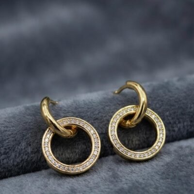GOLDEN ANTITARNISH  EARRINGS ATE1117
