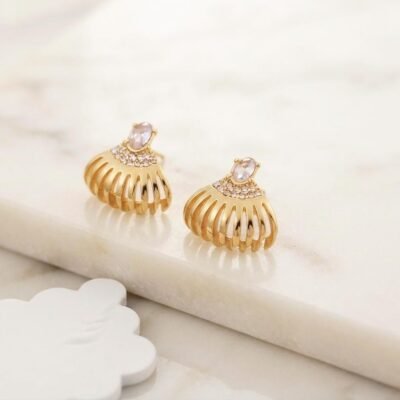 GOLDEN ANTITARNISH  EARRINGS ATE1121