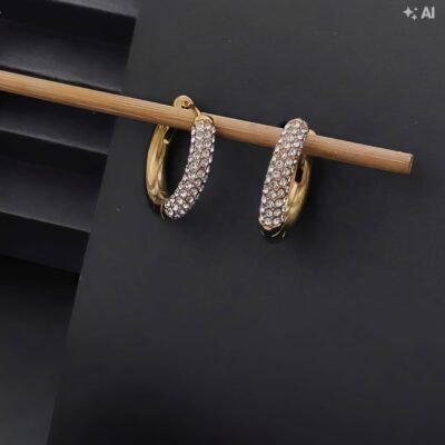 GOLDEN ANTITARNISH  EARRINGS ATE1122