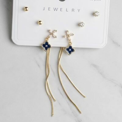 GOLD PLATED ANTITARNISH  EARRING ATECOMBO91