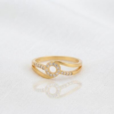 GOLD PLATED ANTI TARNISH RINGS DESIGN NO ATR1025