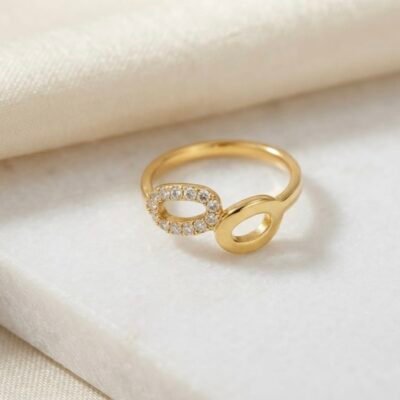 GOLD PLATED ANTI TARNISH RINGS DESIGN NO ATR1036