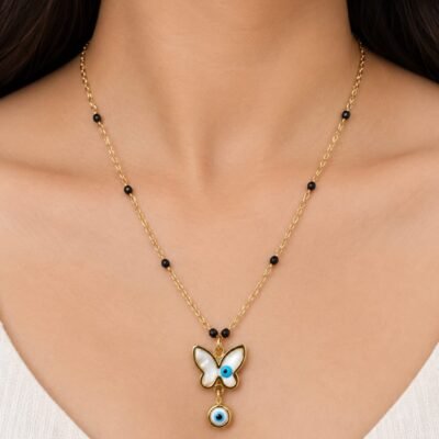 ANTI TARNISH CZ  DIAMOND CHAIN PENDANT SSMANGALSUTRA67