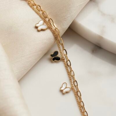 Gold plated antitarnish chain bracelets ATB662