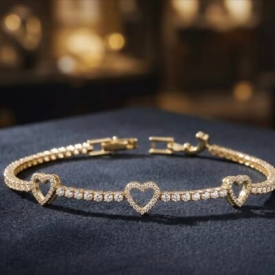 Gold plated antitarnish chain bracelets ATB679BRACELETS