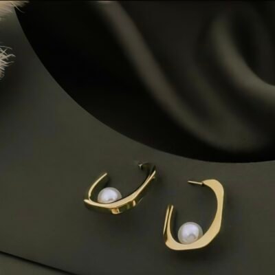 GOLDEN ANTITARNISH  EARRINGS ATE1131