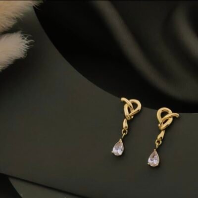 GOLDEN ANTITARNISH  EARRINGS ATE1134