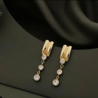 GOLDEN ANTITARNISH  EARRINGS ATE1140