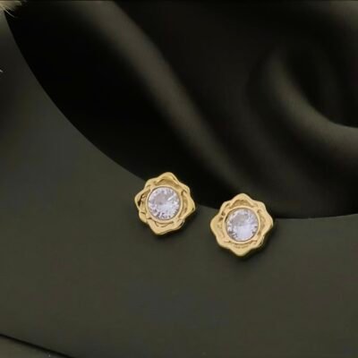 GOLDEN ANTITARNISH  EARRINGS ATE1146