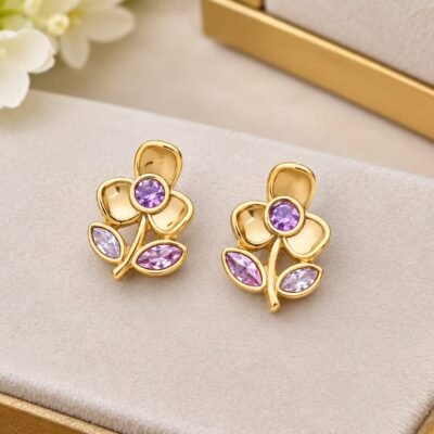 GOLDEN ANTITARNISH  EARRINGS ATE1183