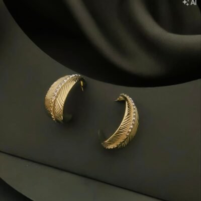 GOLDEN ANTITARNISH  EARRINGS ATE1187