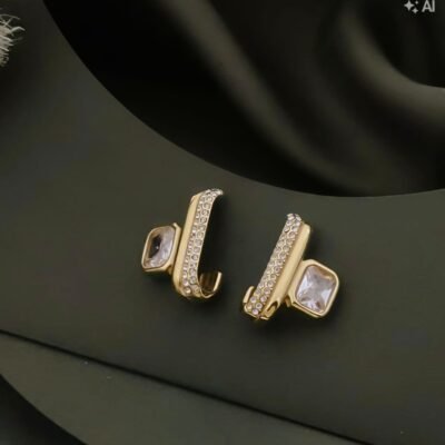 GOLDEN ANTITARNISH  EARRINGS ATE1188
