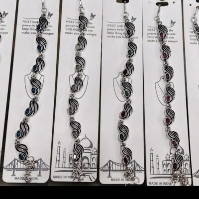 TRENDING GERMAN SILVER BRACELETS  (6 COLOUR)