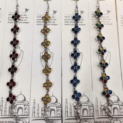 TRENDING GERMAN SILVER BRACELETS  (6 COLOUR)