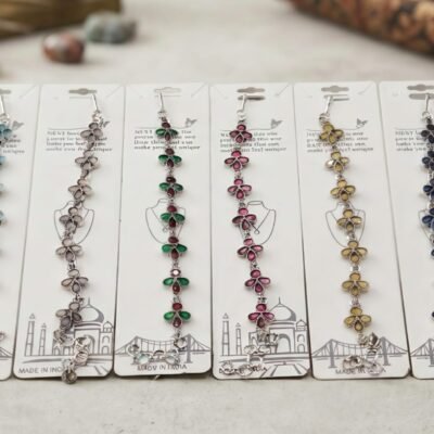 TRENDING GERMAN SILVER BRACELETS  (6 COLOUR)
