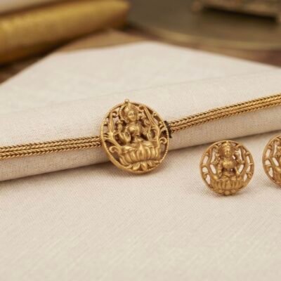 golden traditional  choker necklace TCHOKER9