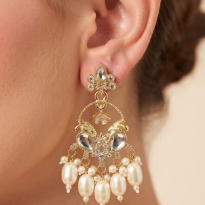 TRENDING KUNDAN EARRINGS KUNDANE19