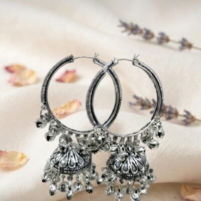 Oxidised  unique navratri earrings OXC228