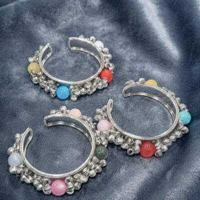 2.6 SILVER NAVRATRI KADA  OXKADA12 (ANY 1 PC )