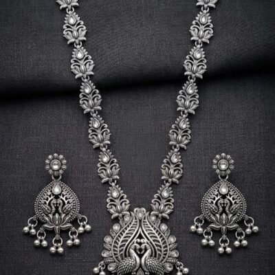 SILVER UNIQUE NECKLACE OXCLONGSET15