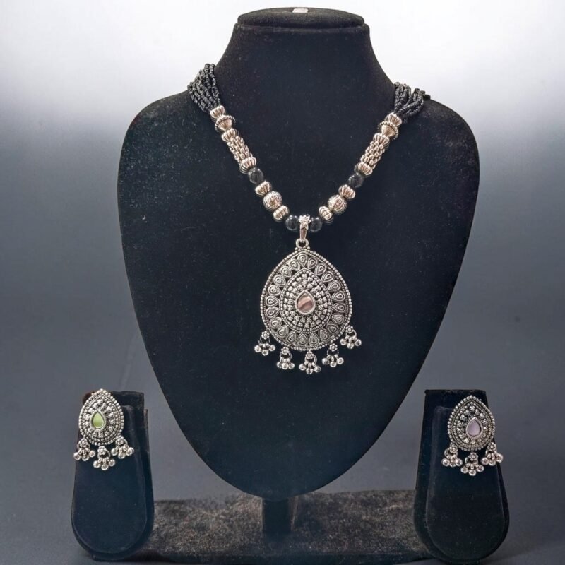 OXIDISED NECKLACE SET :SKU CODE OXCSET14 - Vibhabling