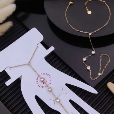 GOLD PLATED ANTITARNISH SSHANDCHAIN-121