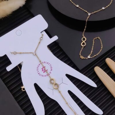 GOLD PLATED ANTITARNISH SSHANDCHAIN-124