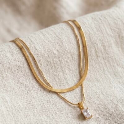 GOLD PLATED ANTITARNISH CHAIN ATC1522