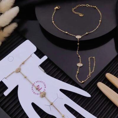 GOLD PLATED ANTITARNISH SSHANDCHAIN-125
